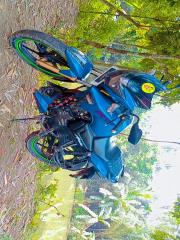 TVS Apache RTR 150 Matt Blue